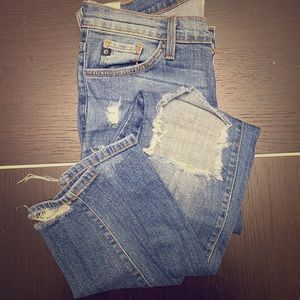 Distressed Skinny KanCan Jeans